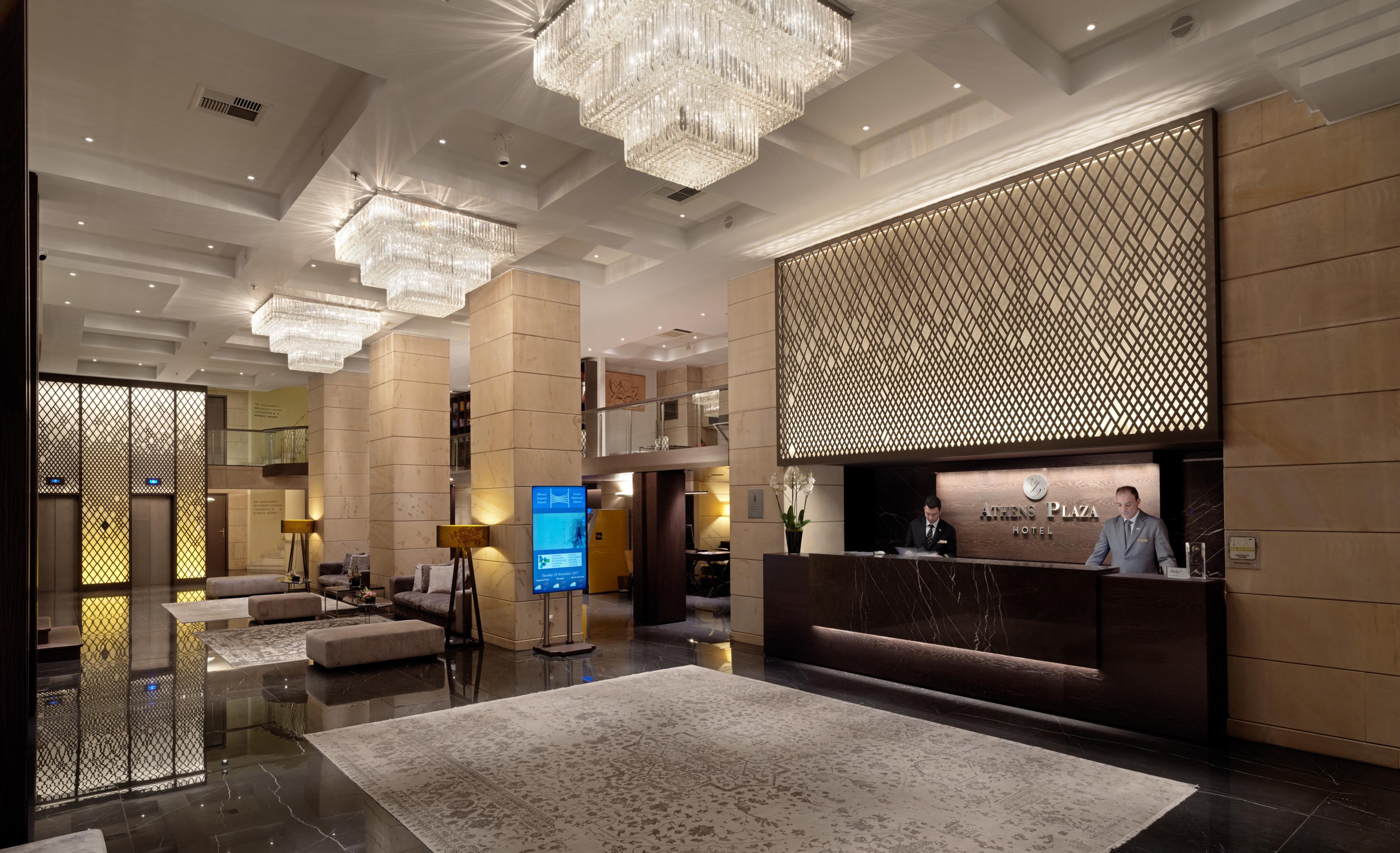 Njv Athens Plaza Hotel Luaran gambar Lobby